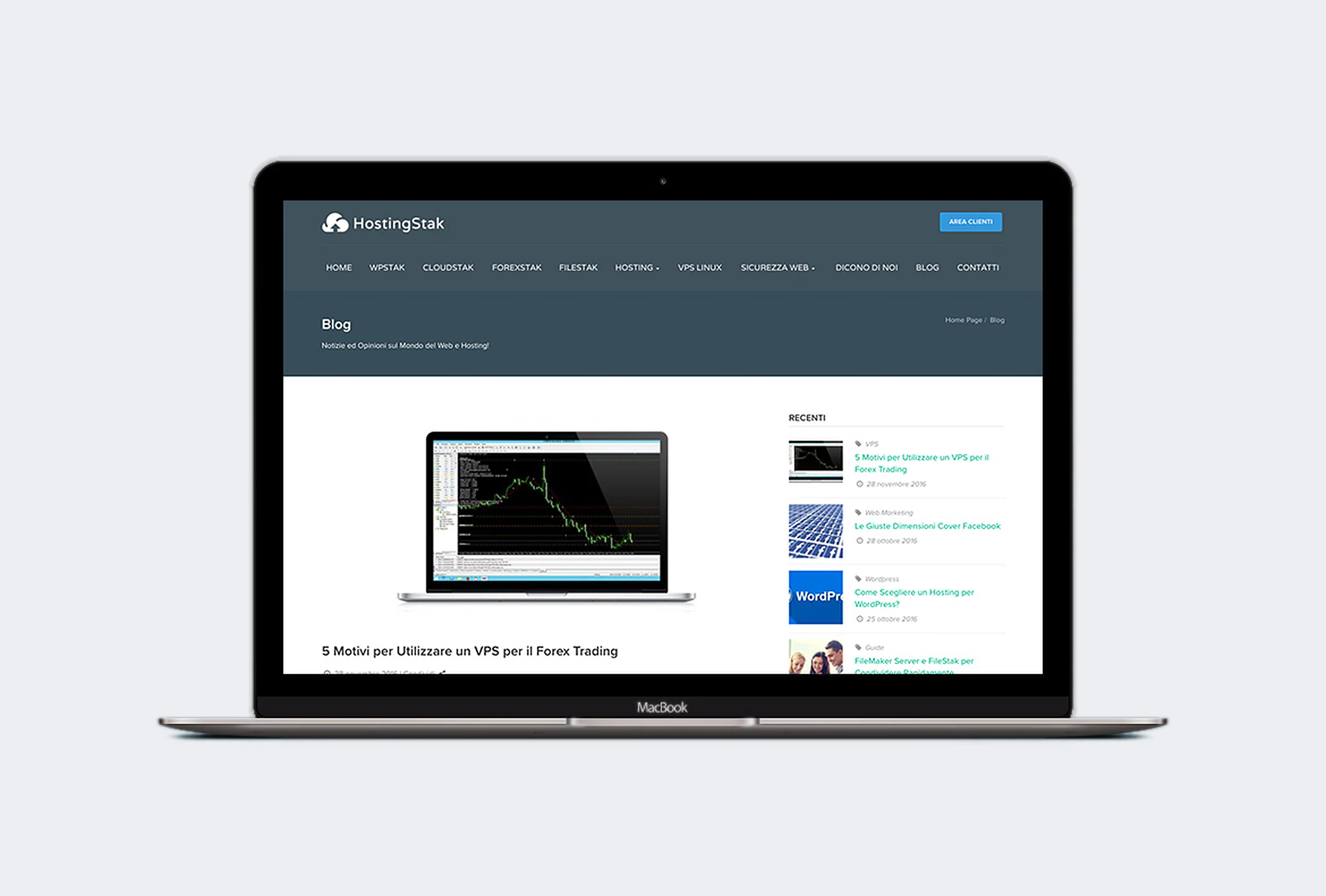 Il sito di Hosting Stak (immagine 4 di 4)