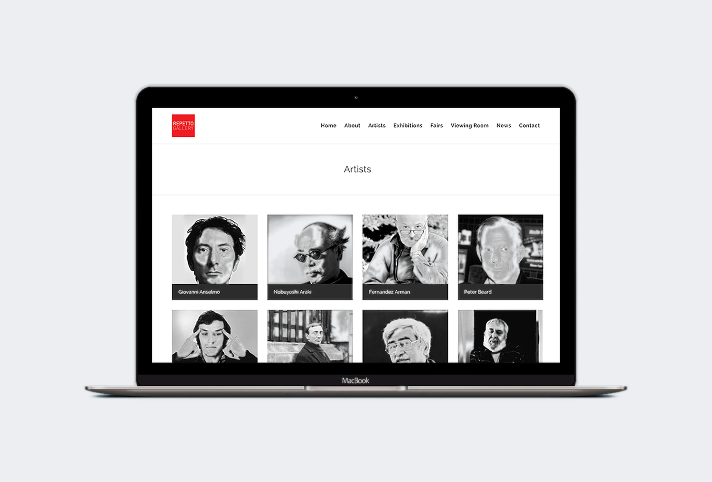 Repetto Gallery Redesign