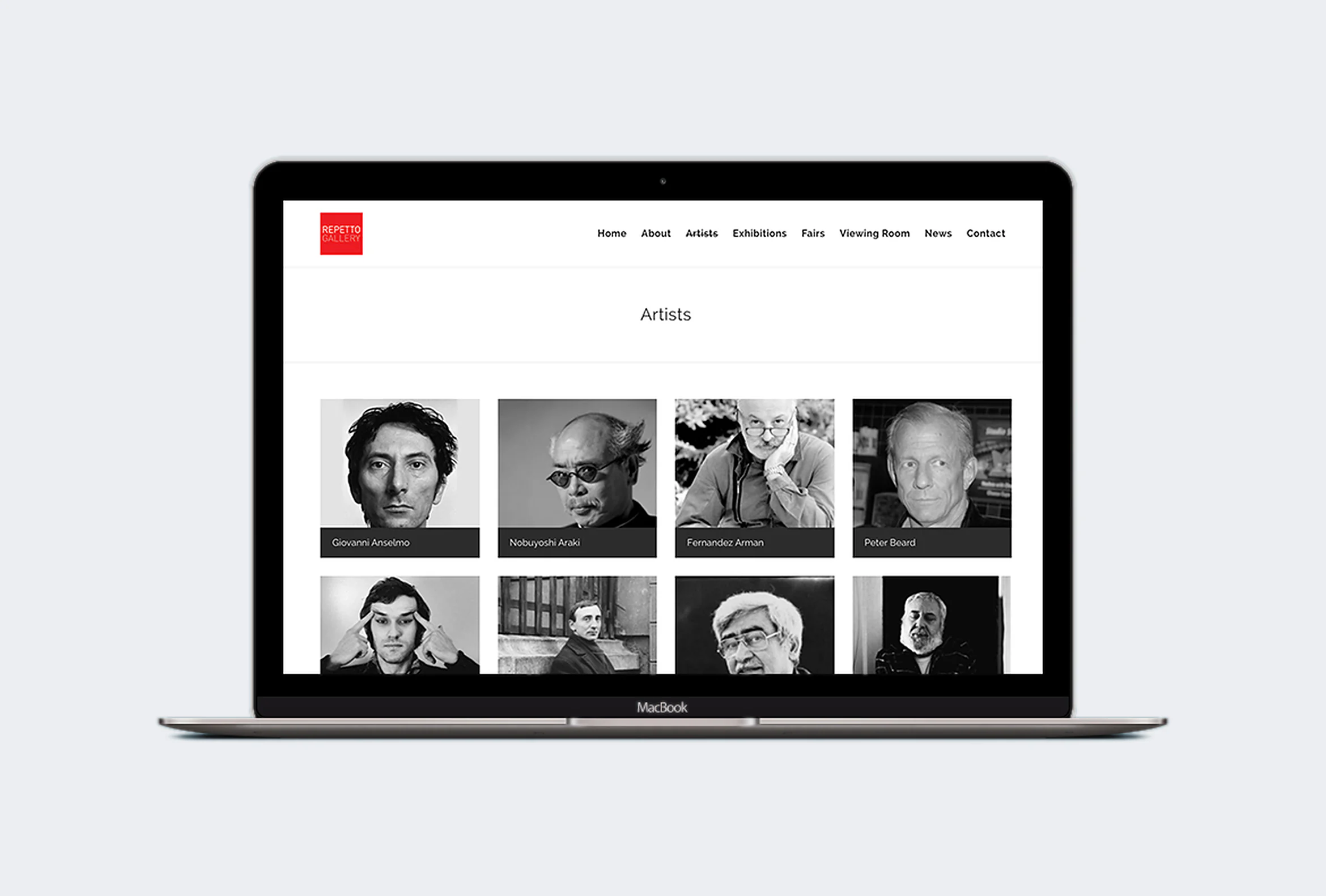 Repetto Gallery Redesign