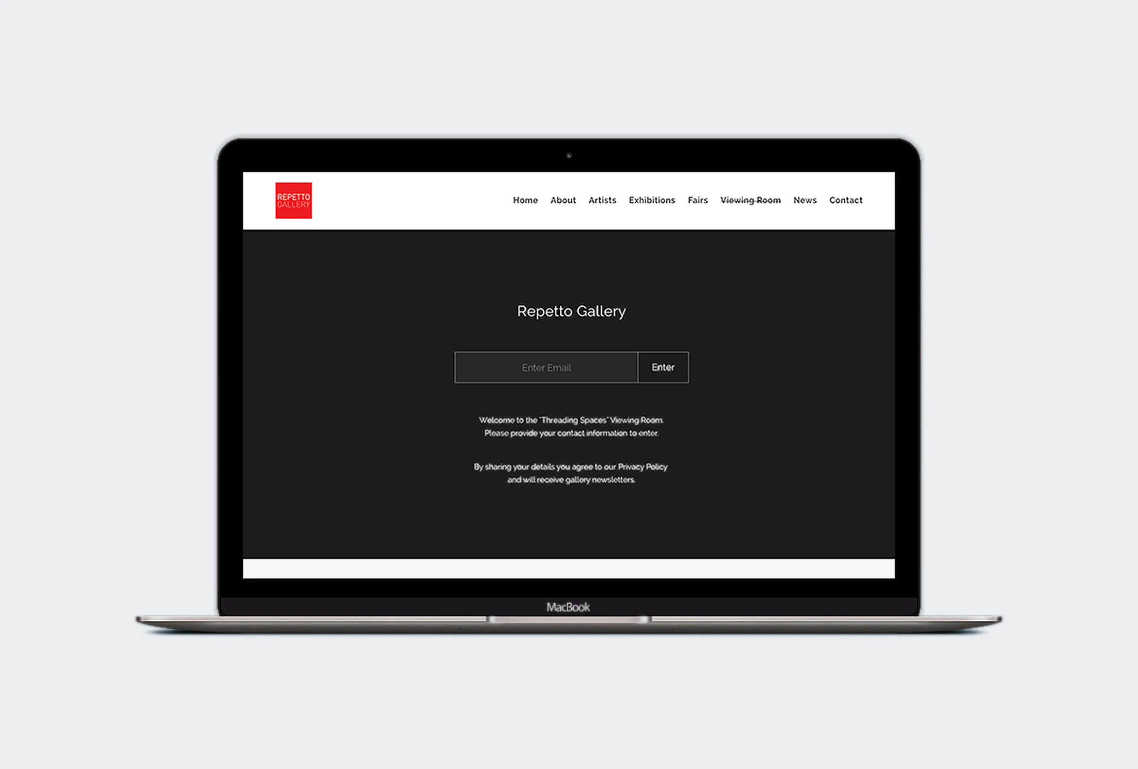 Repetto Gallery Redesign