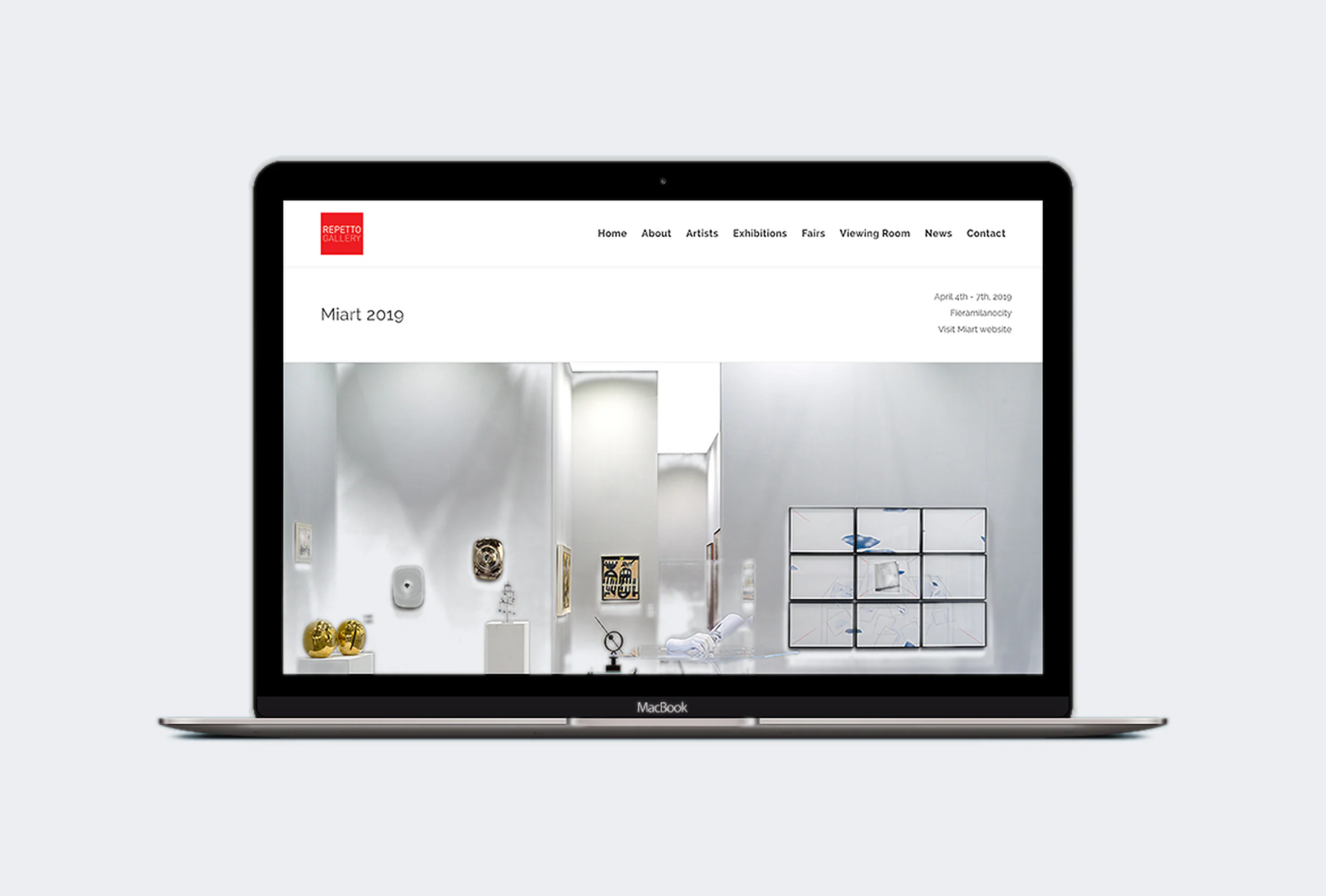 Repetto Gallery Redesign