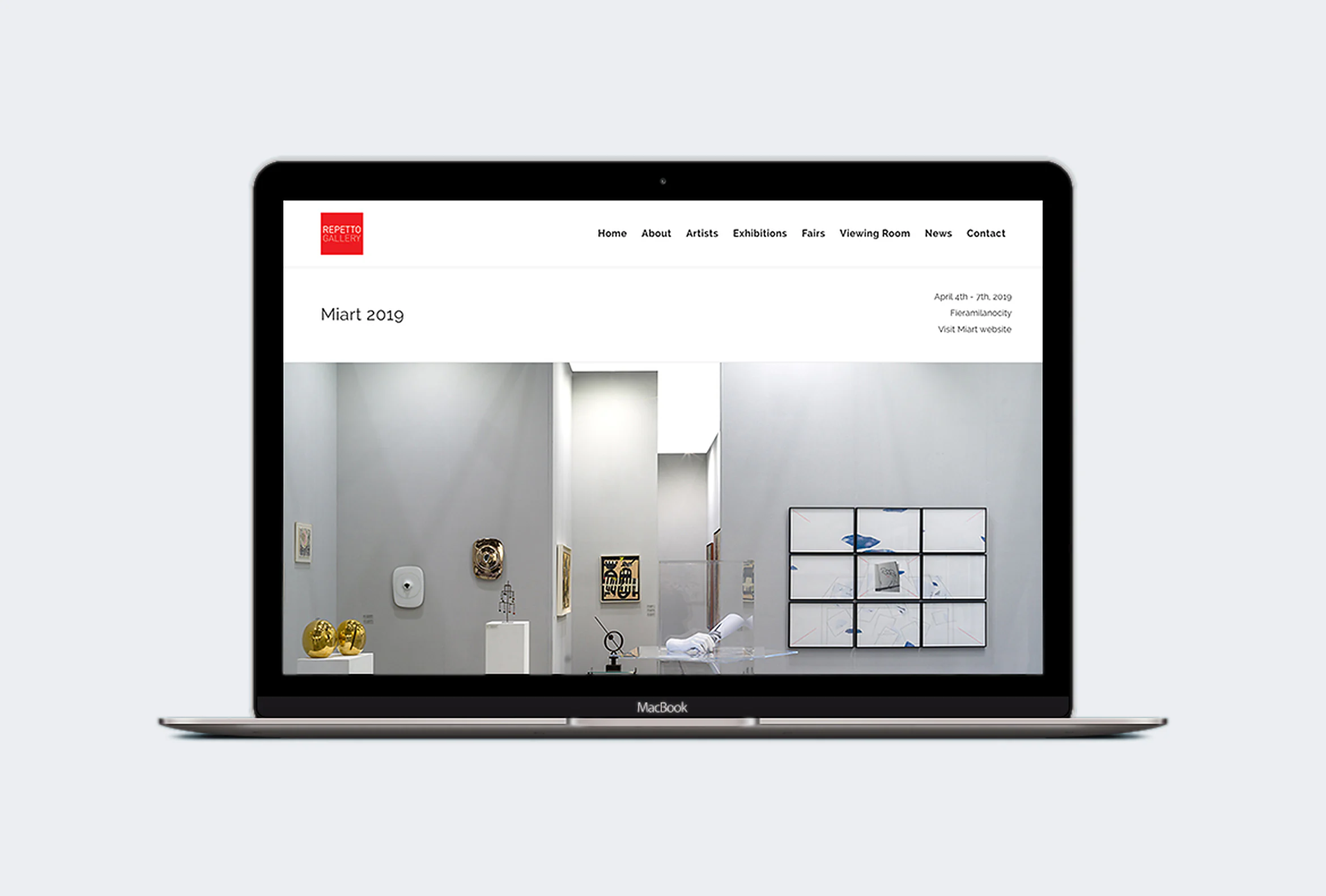 Repetto Gallery Redesign